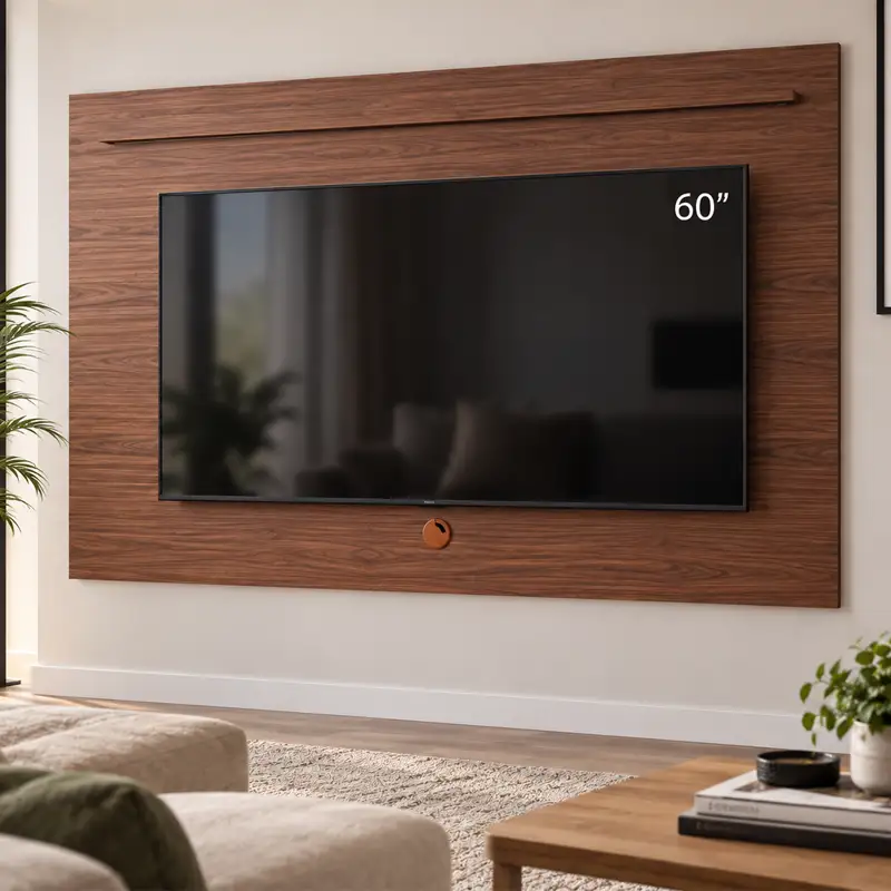 Panel TV 60″ 160X89CM | Milan | Nogal | Maximo - Imagen 2