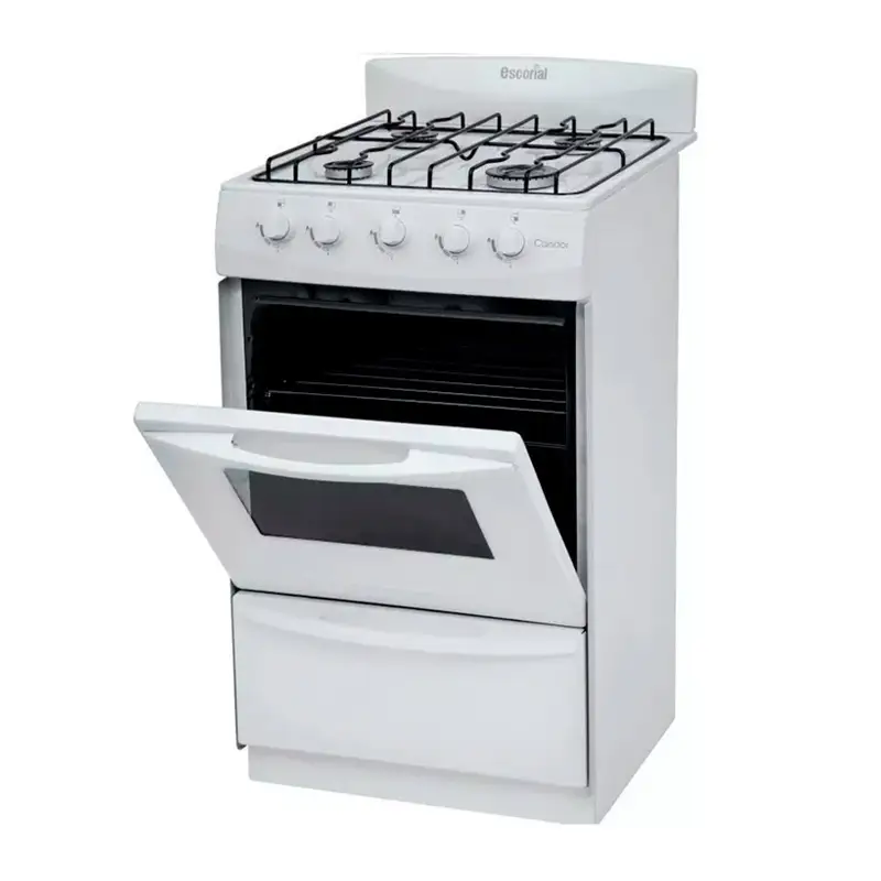 Cocina Gas Natural 51CM Blanca Candor S2 | Escorial - Imagen 2