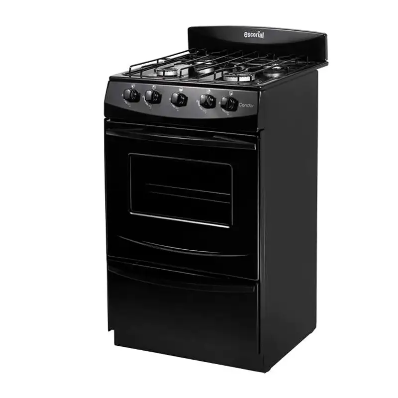 Cocina Gas Natural 51CM Negra Candor S2 | Escorial - Imagen 2