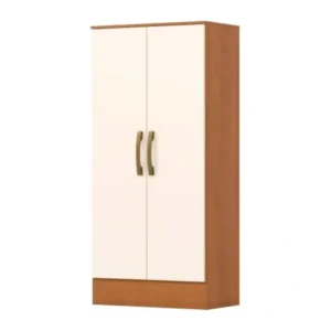 Ropero 61X130CM | 2 Puertas | Natural | Blanco | Briz