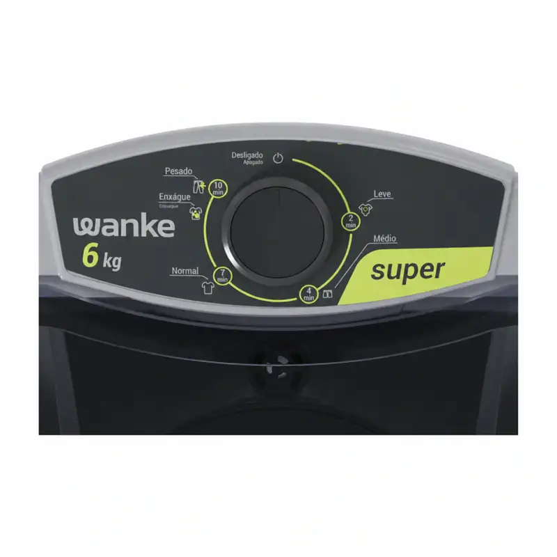 Lavarropas 6KG Carga Superior Gris | Wanke - Imagen 3
