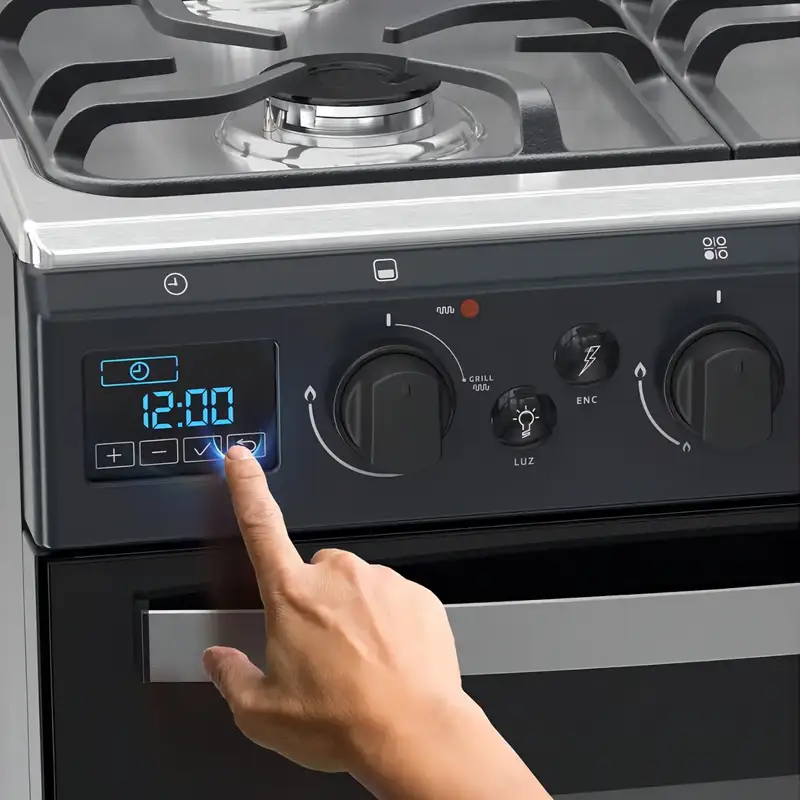 Cocina Multigas 58CM | Negra | Evo | Ormay - Imagen 2