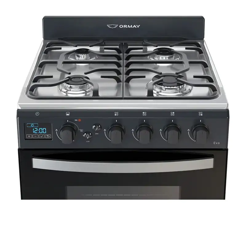 Cocina Multigas 58CM | Negra | Evo | Ormay - Imagen 3