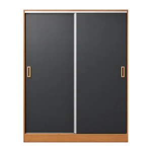 Ropero 160X182CM | 2 Puertas Corredizas | Fortaleza | Grafito-Teca |