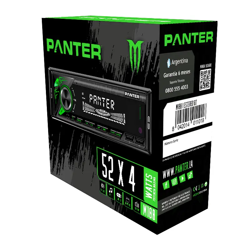 Estereo Fijo Bluetooth | Panter - Imagen 2